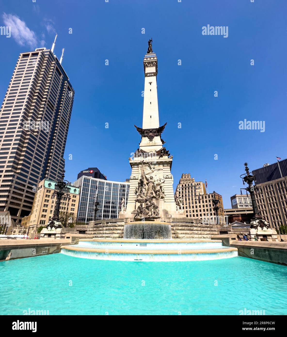 Soldiers and Sailors Monument in Indianapolis - INDIANAPOLIS, USA - 05. JUNI 2023 Stockfoto