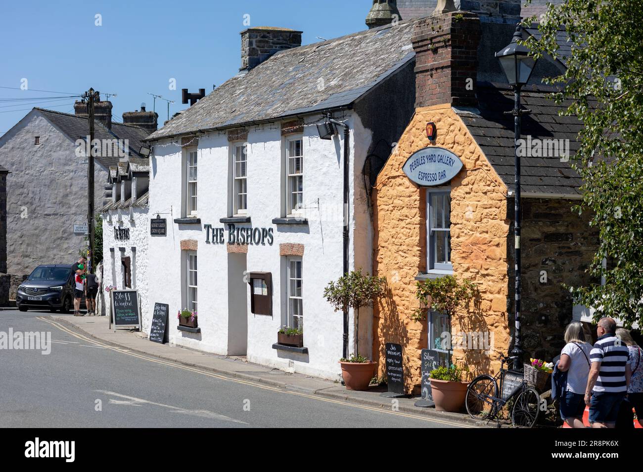 Das Bishops Public House in St. Davids Pembrokeshire Stockfoto