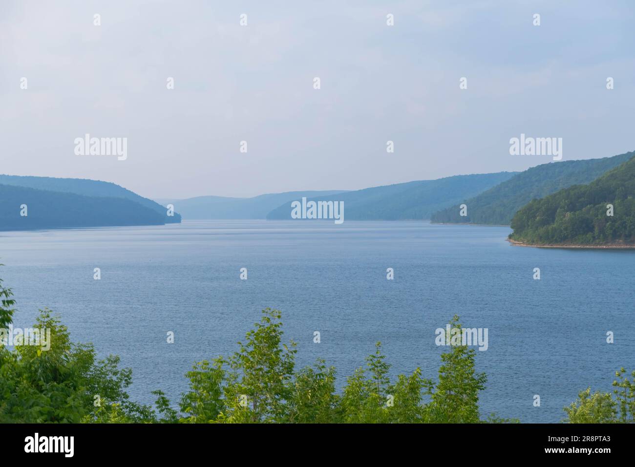Allegheny National Forest Kinzua Point, Copy Space Reiseziel Pa USA Stockfoto