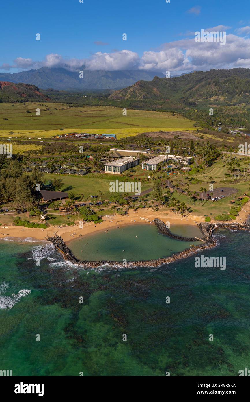Lydgate Beach Park, Wailua, Kauai, Hawaii Stockfoto