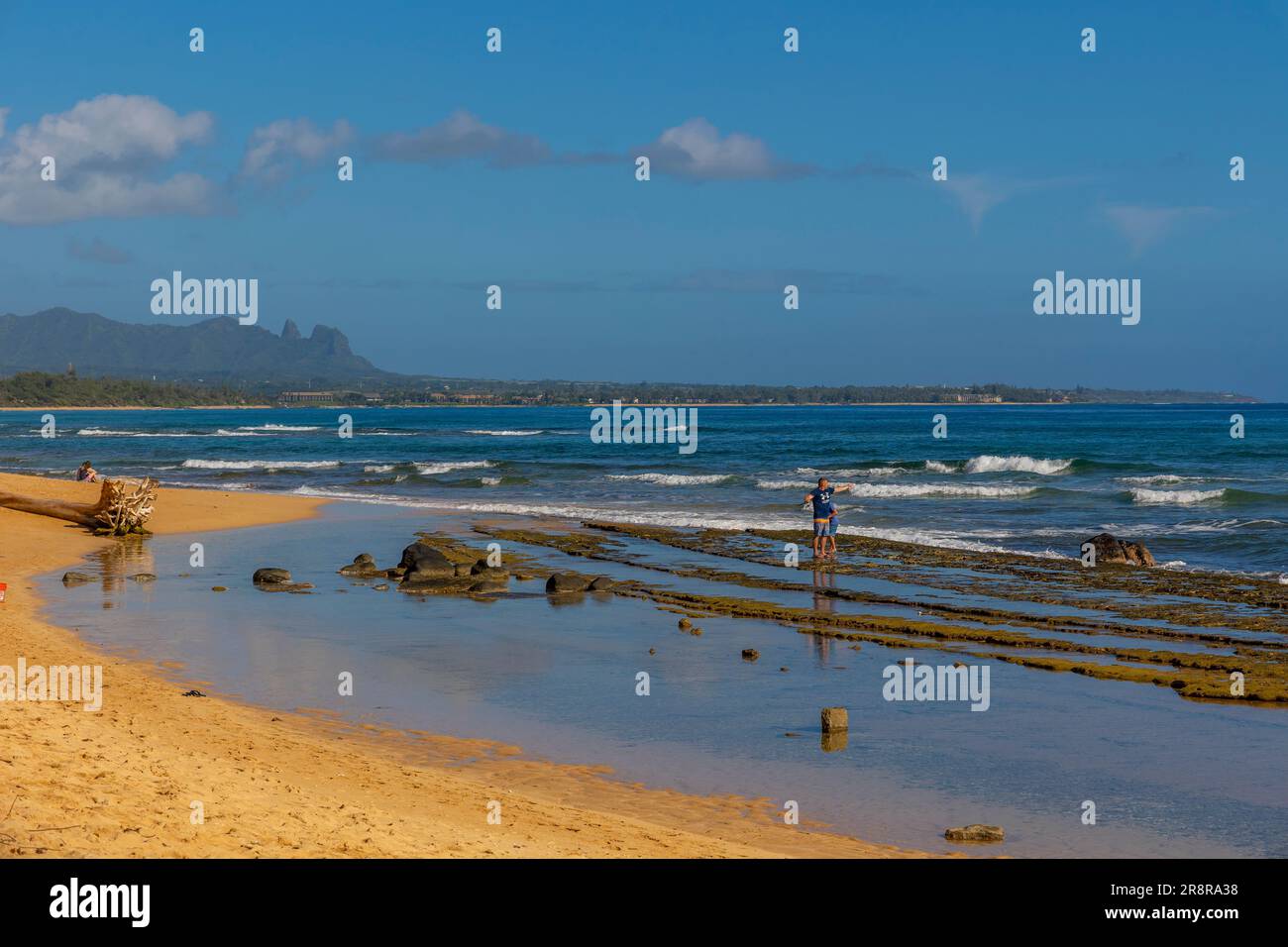 Nukolii Beach, Lihue, Kauai, Hawaii Stockfoto