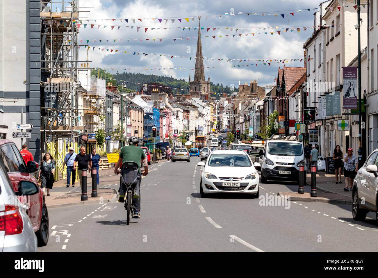 Robin Hood, Monnow Street, Monmouth, Wales Stockfoto