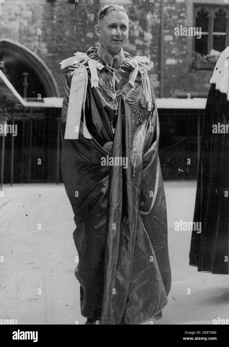 Lord Tedder. 5. Juni 1953. Stockfoto