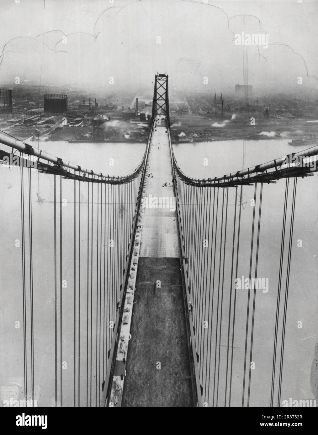 Die längste Brücke der Welt, die heute eingeweiht wird mit Blick auf