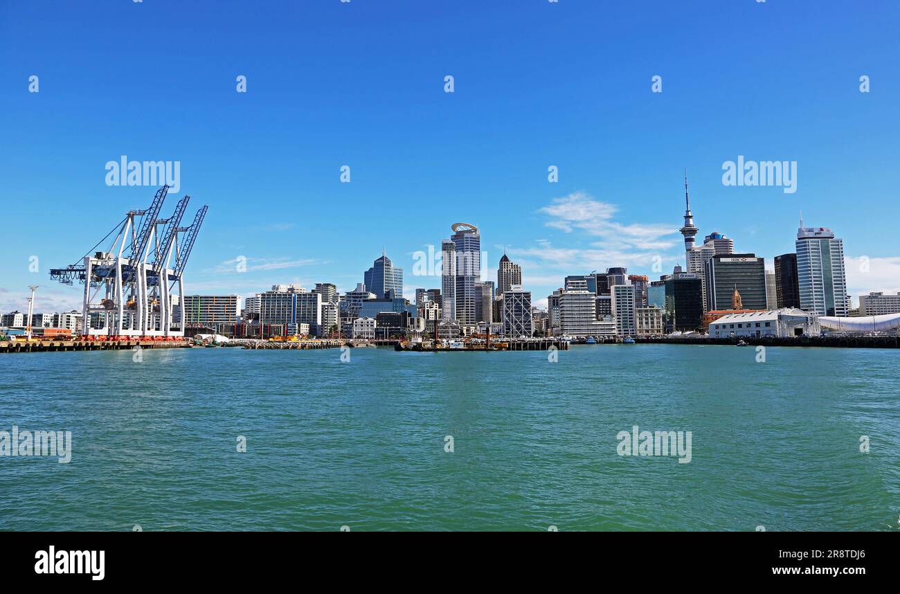 Skyline Auckland, Neuseeland Stockfoto