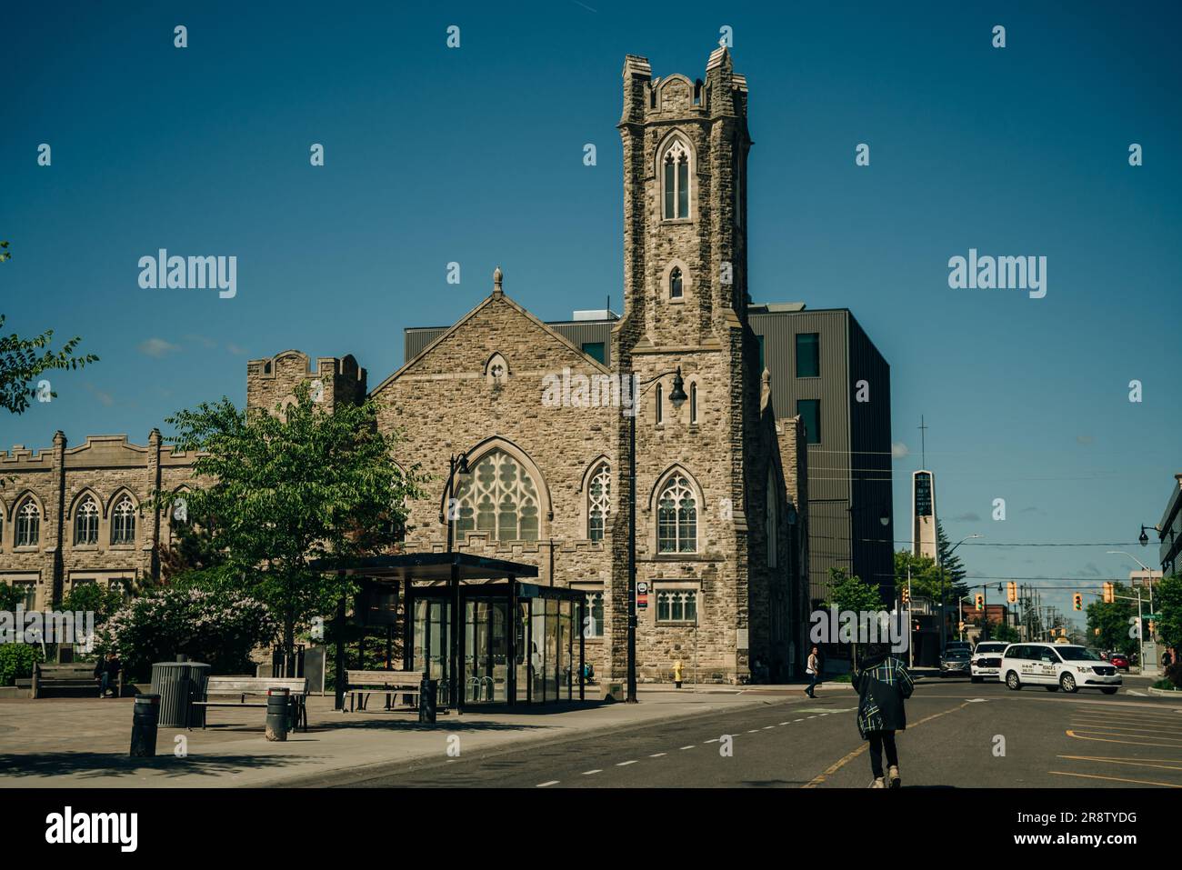 kirche in der City Thunder Bay, kanada - Mai 2023. Hochwertiges Foto Stockfoto