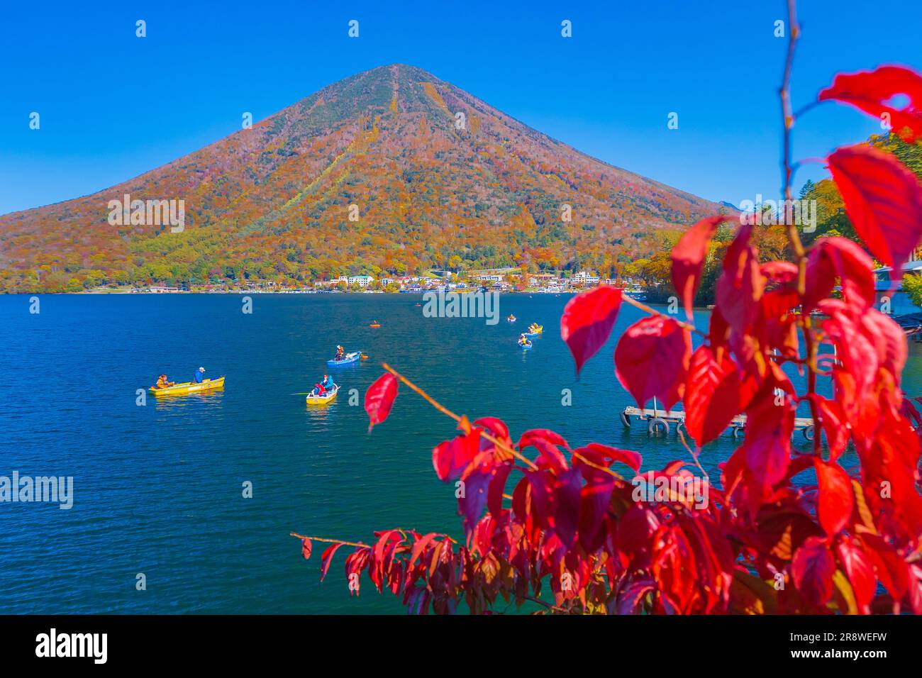 Chuzenji-See und Mt. Stockfoto