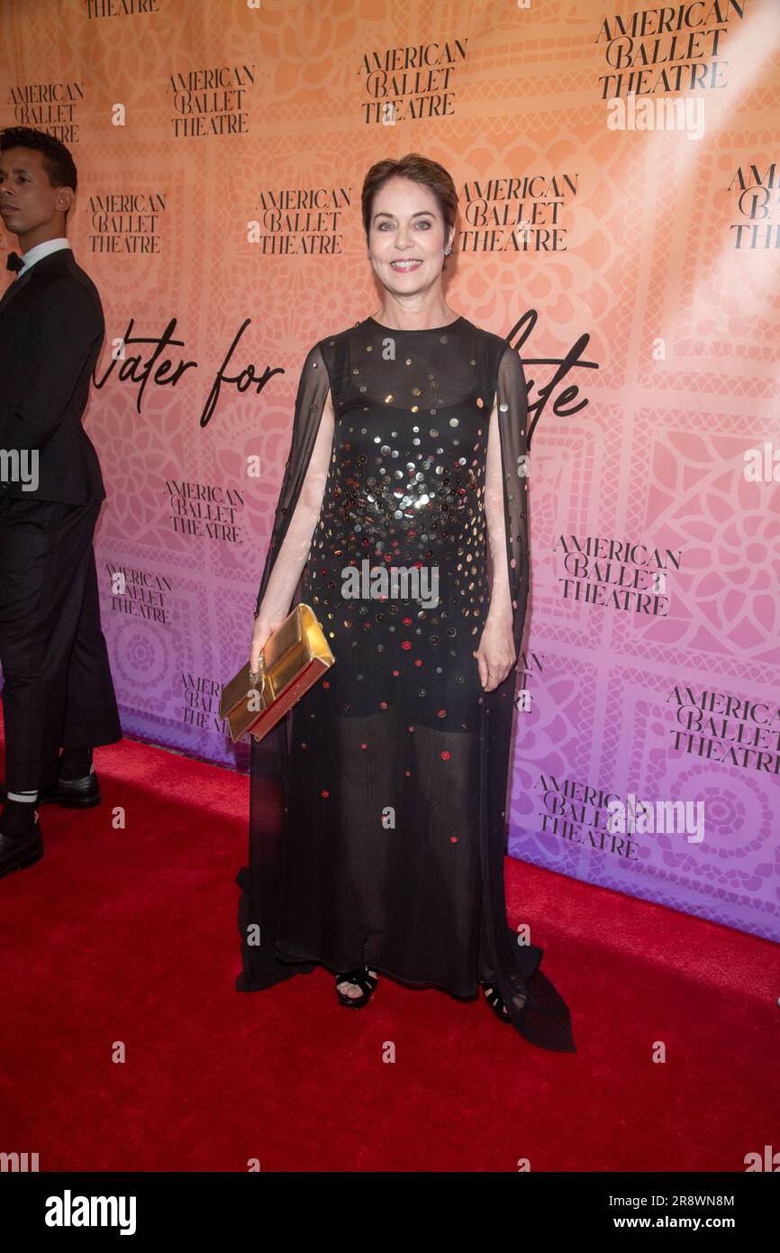 NEW YORK, NEW YORK - 22. JUNI: Susan Jaffe nimmt am 22. Juni 2023 in New York City an der June Gala des American Ballet Theaters 2023 Teil und besucht den New Yorker Premier of „Like Water for Chocolate“ im Metropolitan Opera House. Stockfoto