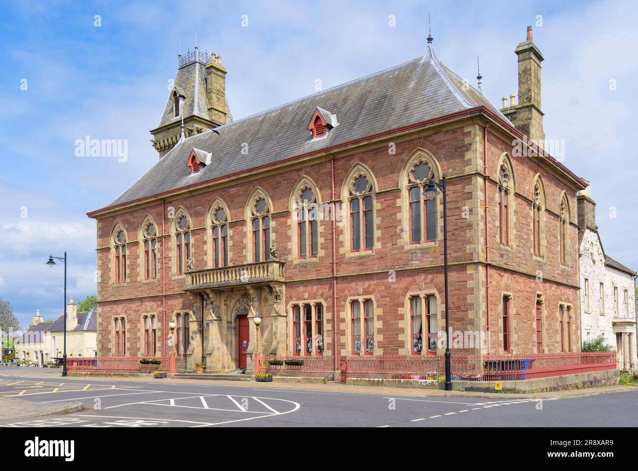 Gebäude von Wigtown County früher Sitz von Wigtownshire County Council Town Hall Wigtown Wigtownshire Dumfries und Galloway Scotland UK GB Europe Stockfoto