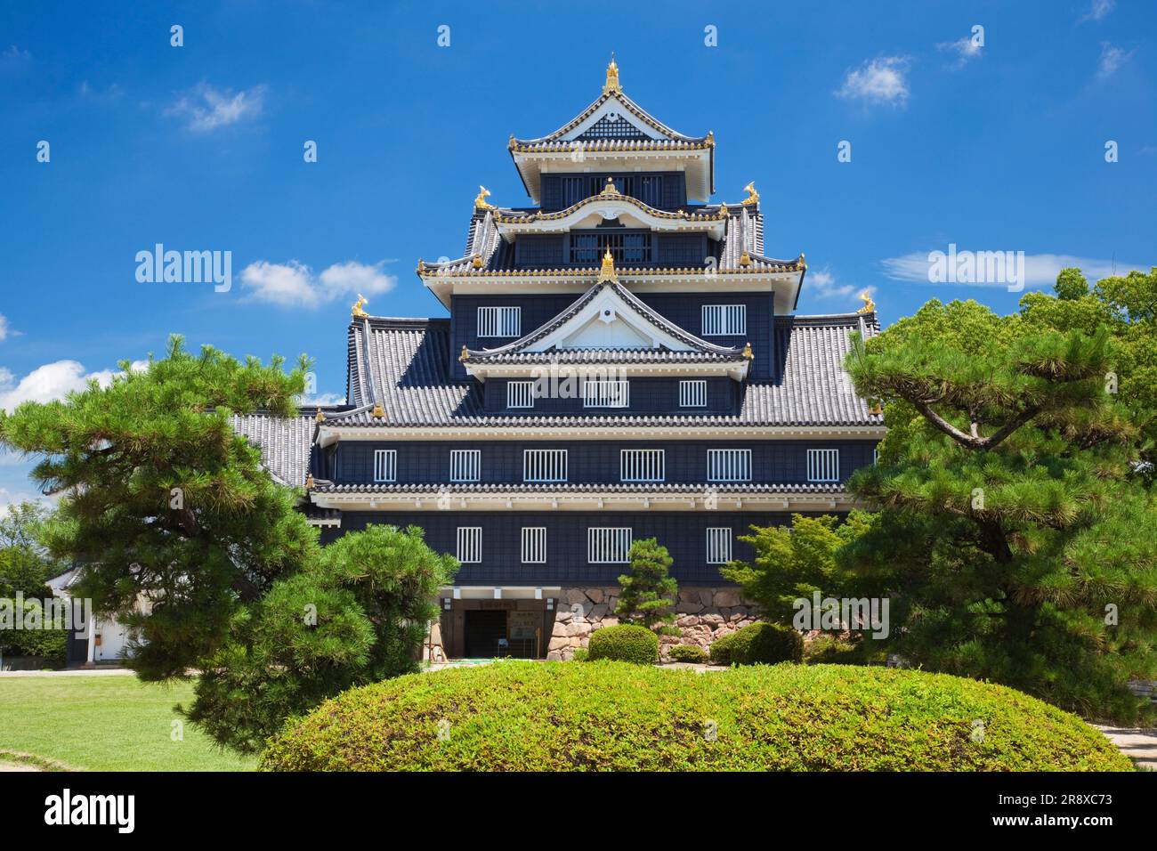 Okayama Castle Stockfoto