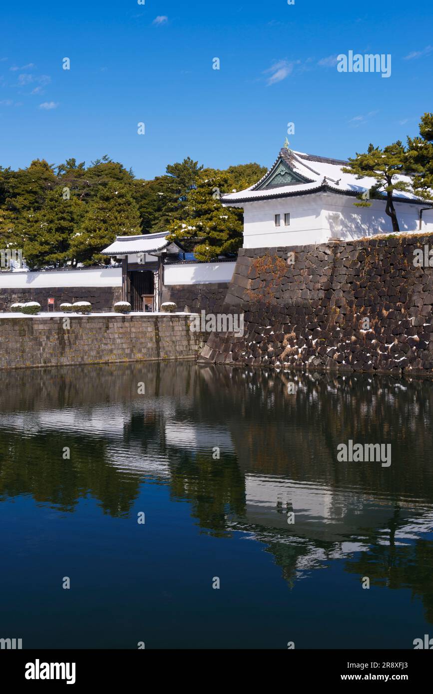 Das Sakuradamon-Tor am Tokyo Imperial Palace Stockfoto