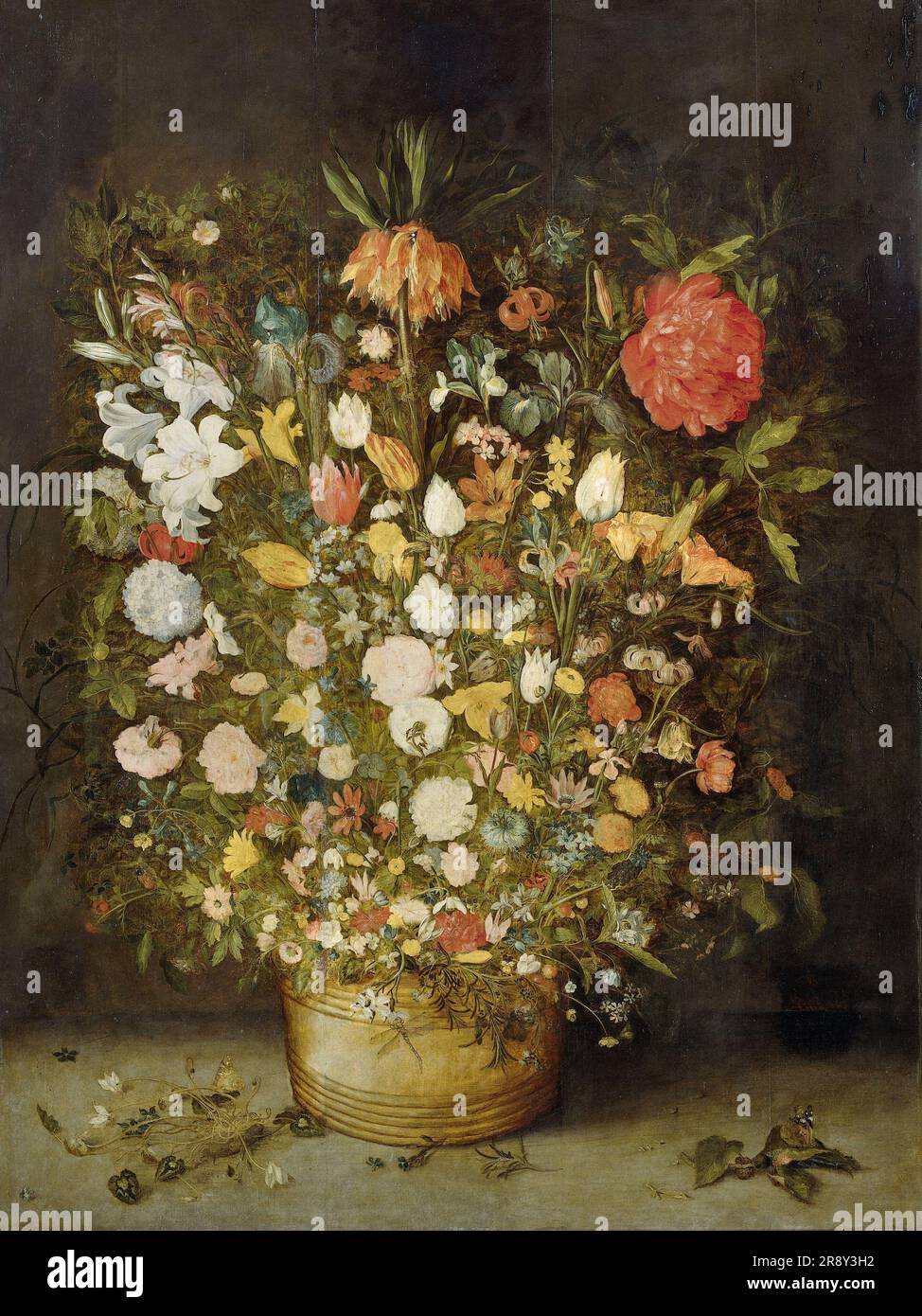 Stillleben mit Blumen, 1600-1630. Stockfoto