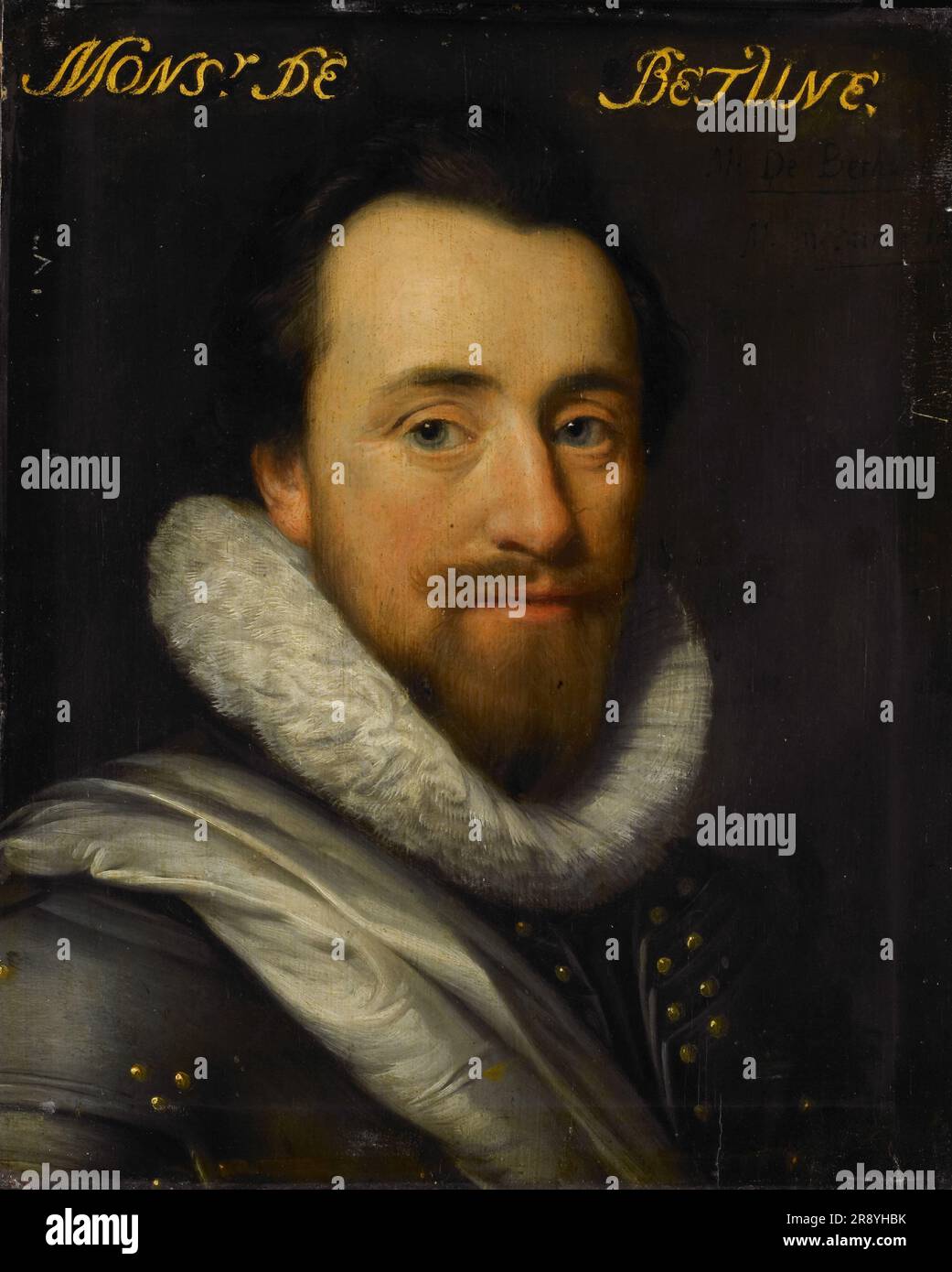 Portrait von Syrius de Bethune (?-1649), Lord of Cogni, Mareuil, le Beysel, Toulon, Conegory und Chastillon, c.1615-c.1633. Stockfoto