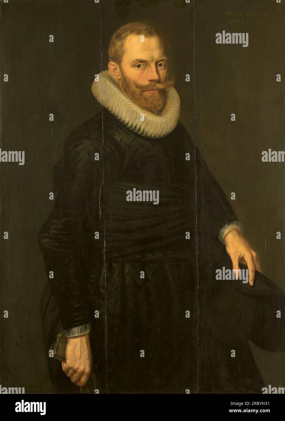 Porträt von Dirck Hasselaer (1581-1645), 1614. Stockfoto