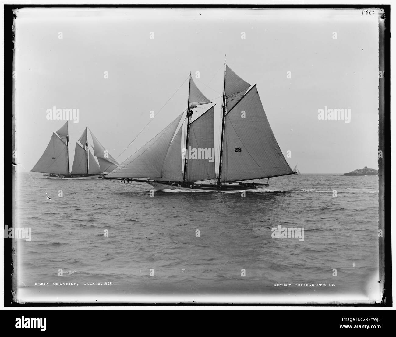 Quickstep, 1889. Juli 15. Stockfoto
