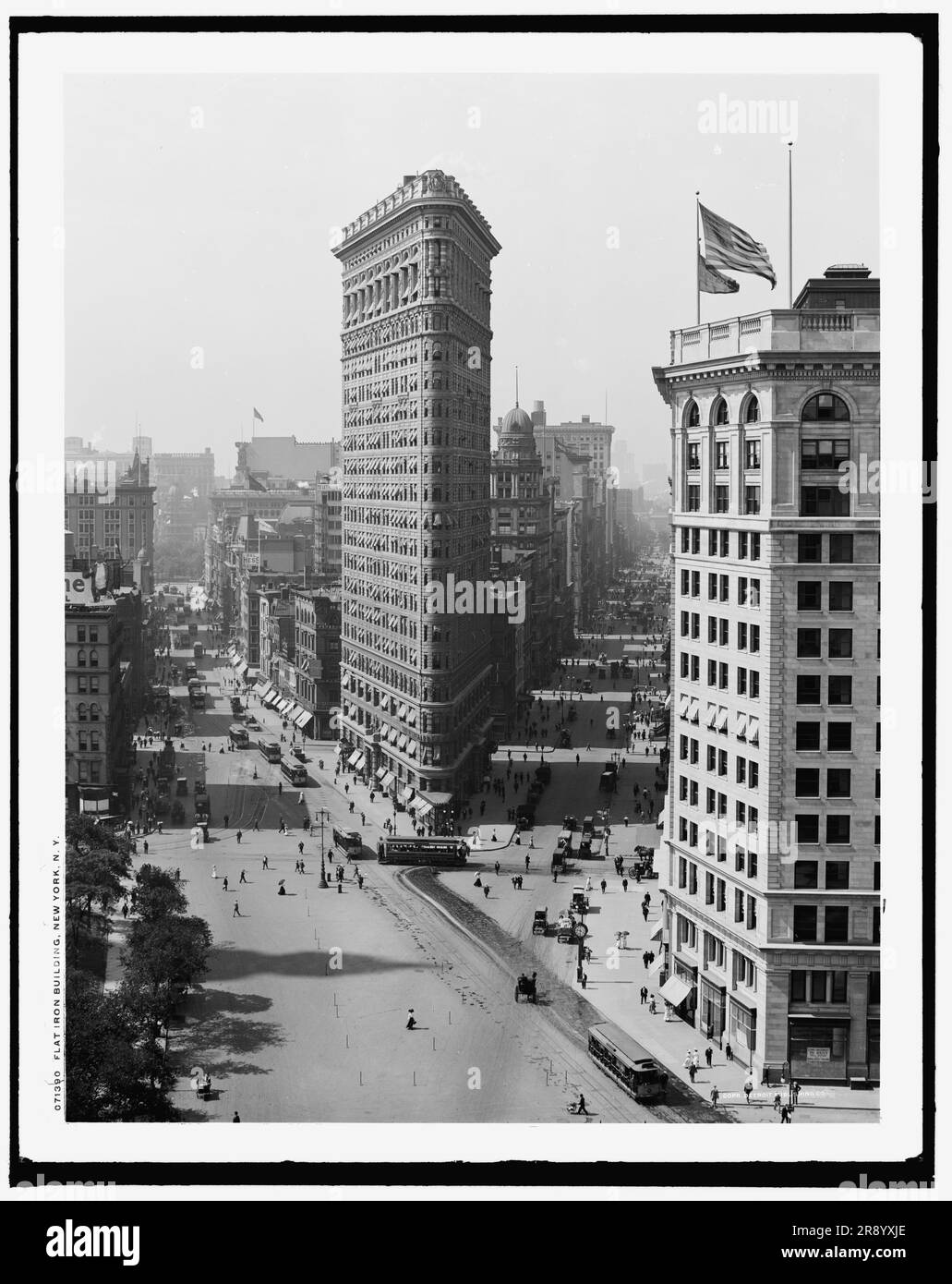 Flat Iron, d. h. Flatiron Building, New York, N.Y. (c1908?). Stockfoto