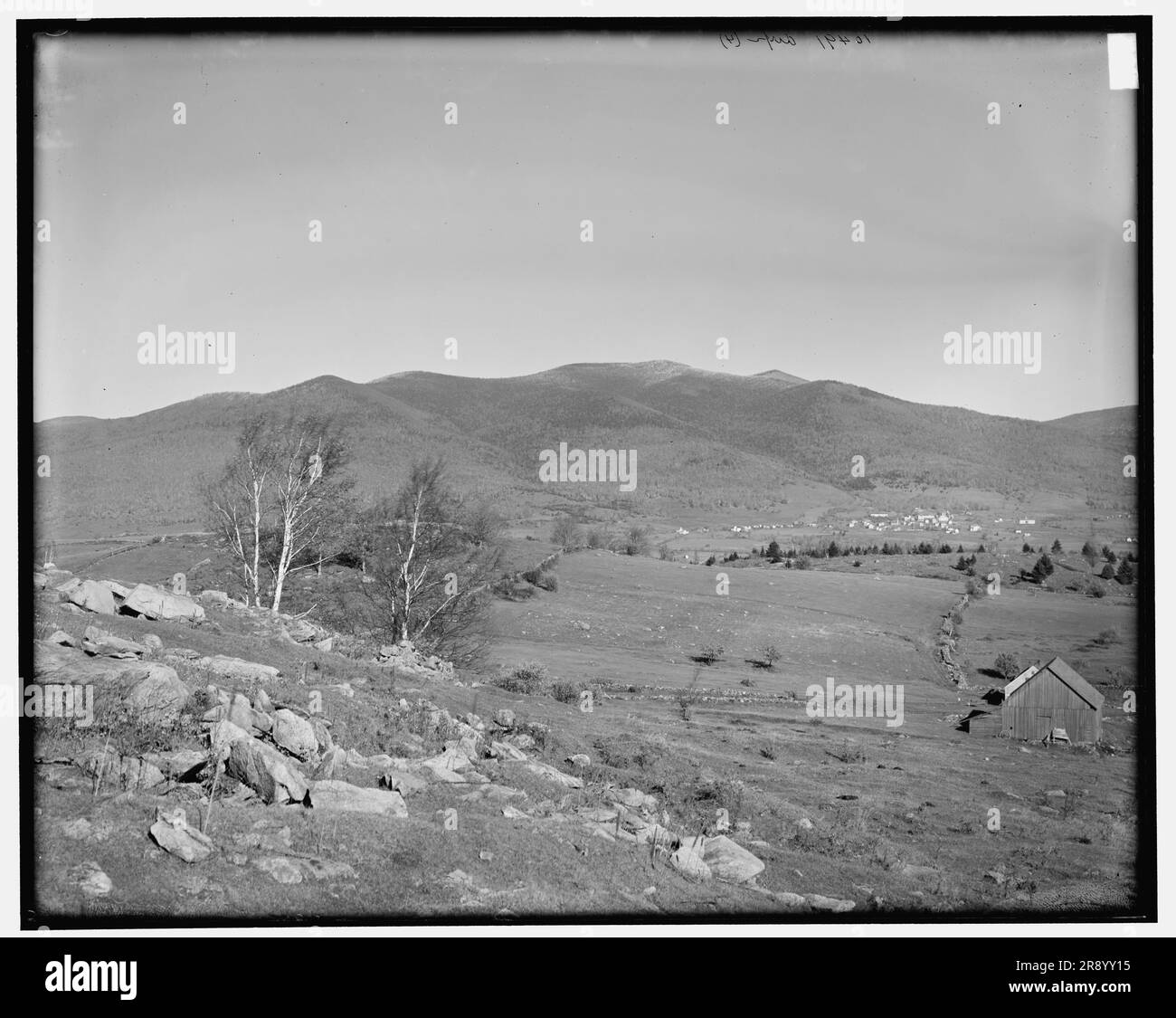 Presidential Range von Bray Hill, Jefferson, White Mountains, c1901. Stockfoto