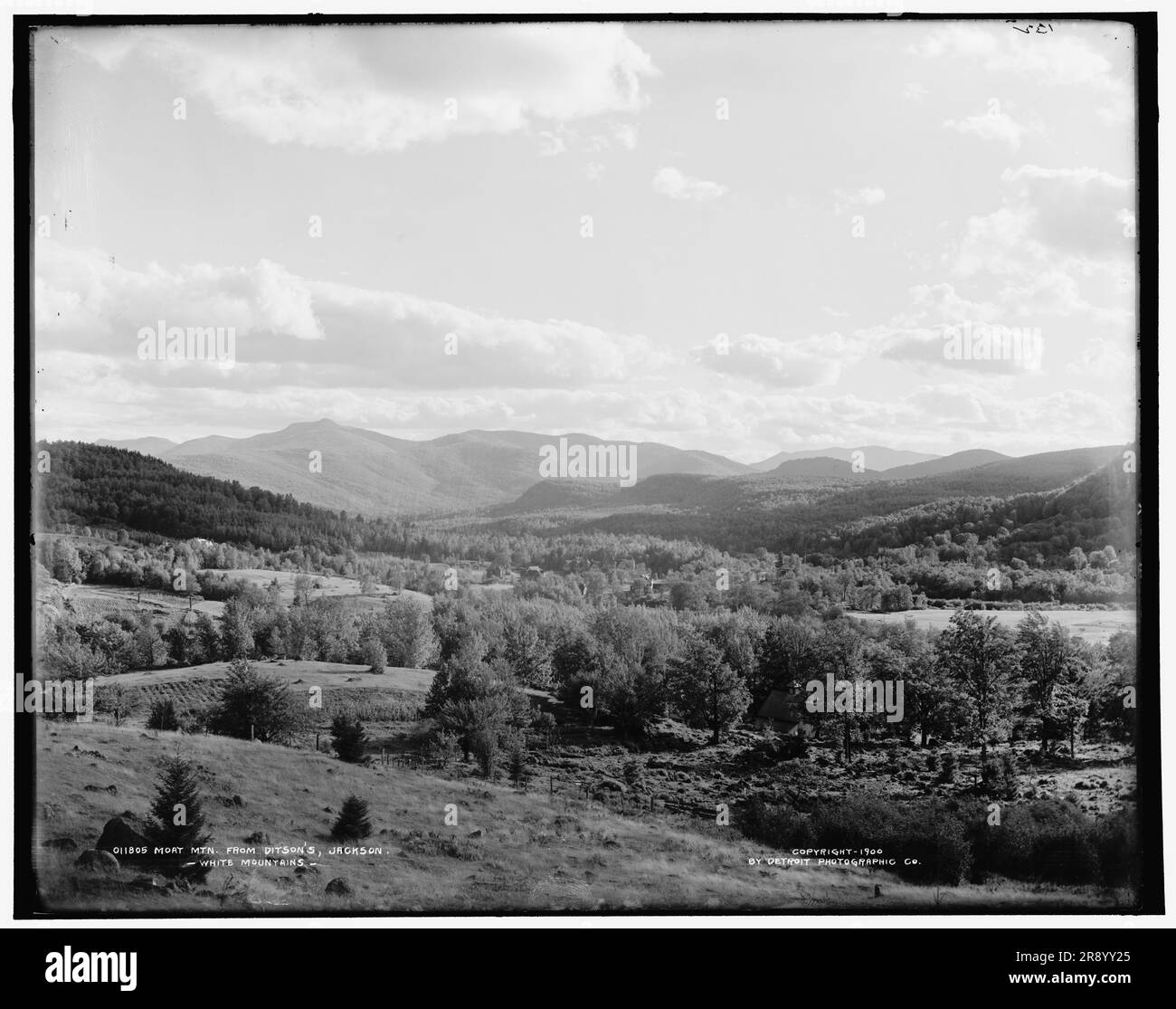Moat Mtn. Aus Ditson's, Jackson, White Mountains, c1900. Stockfoto