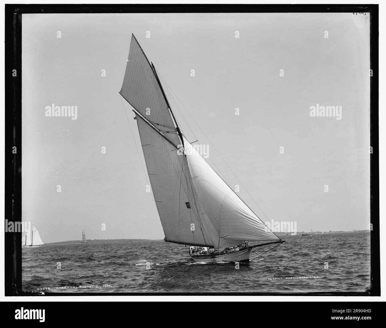 Gossoon, 1890. August 2. Stockfoto