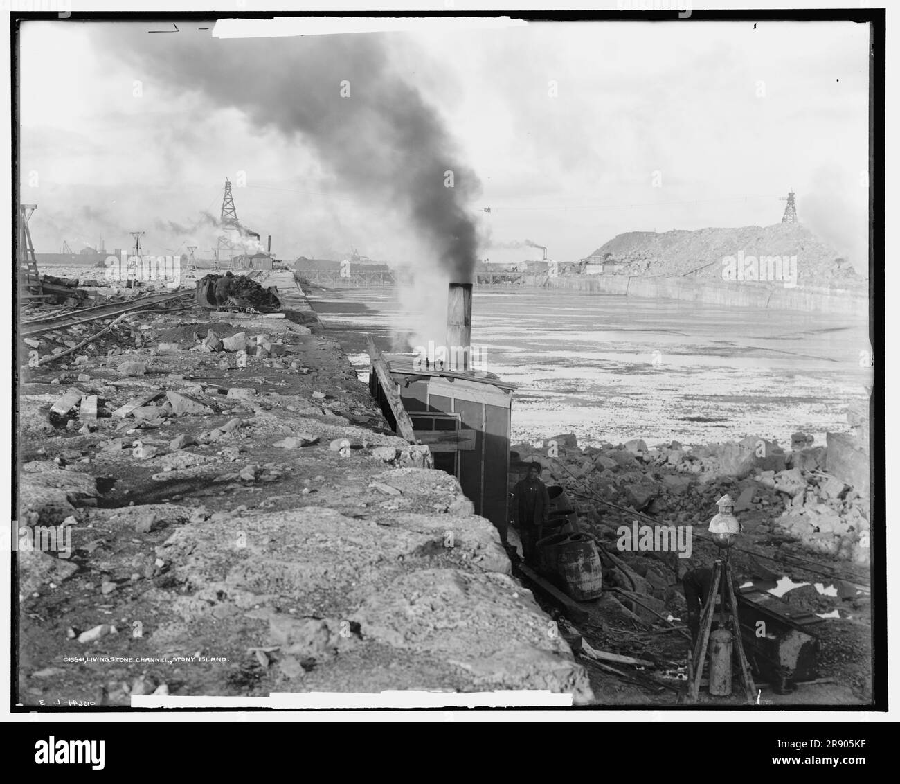 Livingstone Channel, Stony Island, zwischen 1900 und 1915. Stockfoto