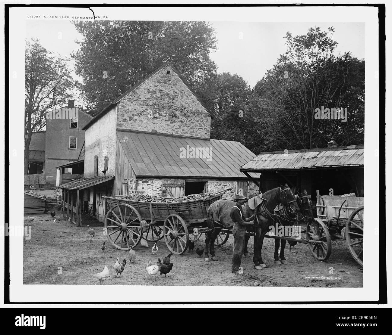 Ein Bauernhof, Germantown, Pa, c.between 1900 und 1906. Stockfoto