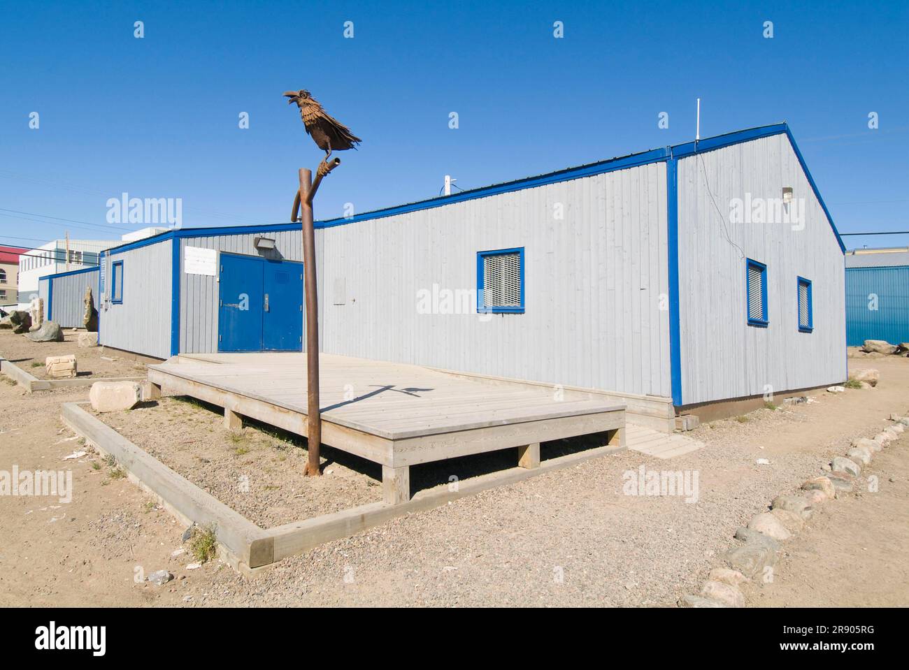 House, Iqaluit, Frobisher Bay, Baffin Island, Nunavut, Kanada Stockfoto