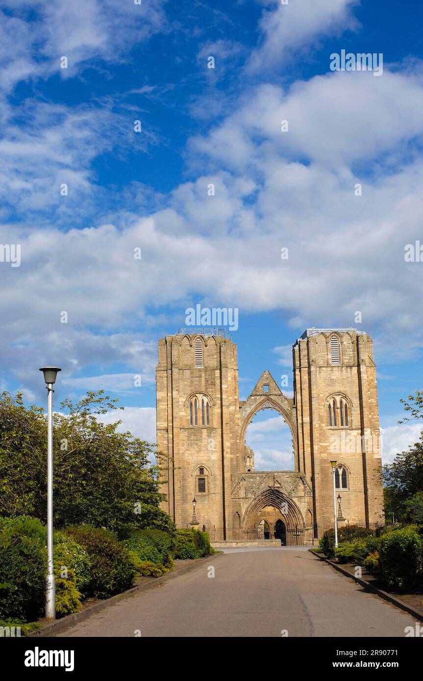 Elgin Cathedral Ruin, Elgin, Moray, Schottland, Großbritannien Stockfoto