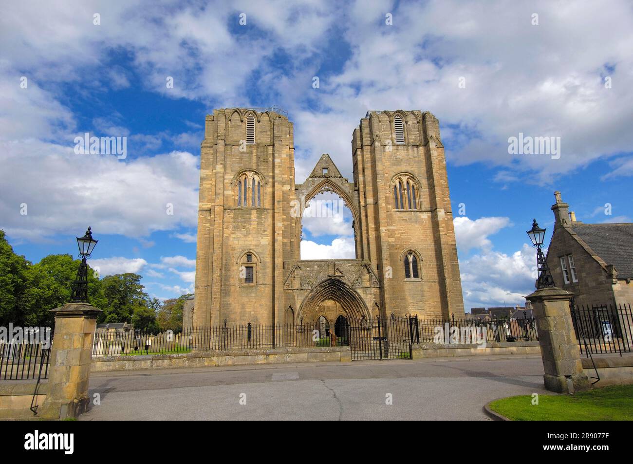 Elgin Cathedral Ruin, Elgin, Moray, Schottland, Großbritannien Stockfoto