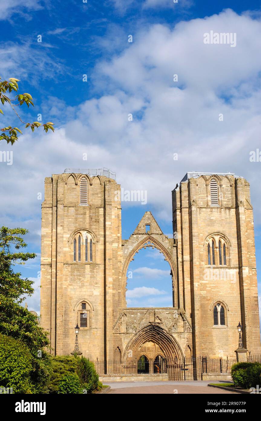 Elgin Cathedral Ruin, Elgin, Moray, Schottland, Großbritannien Stockfoto