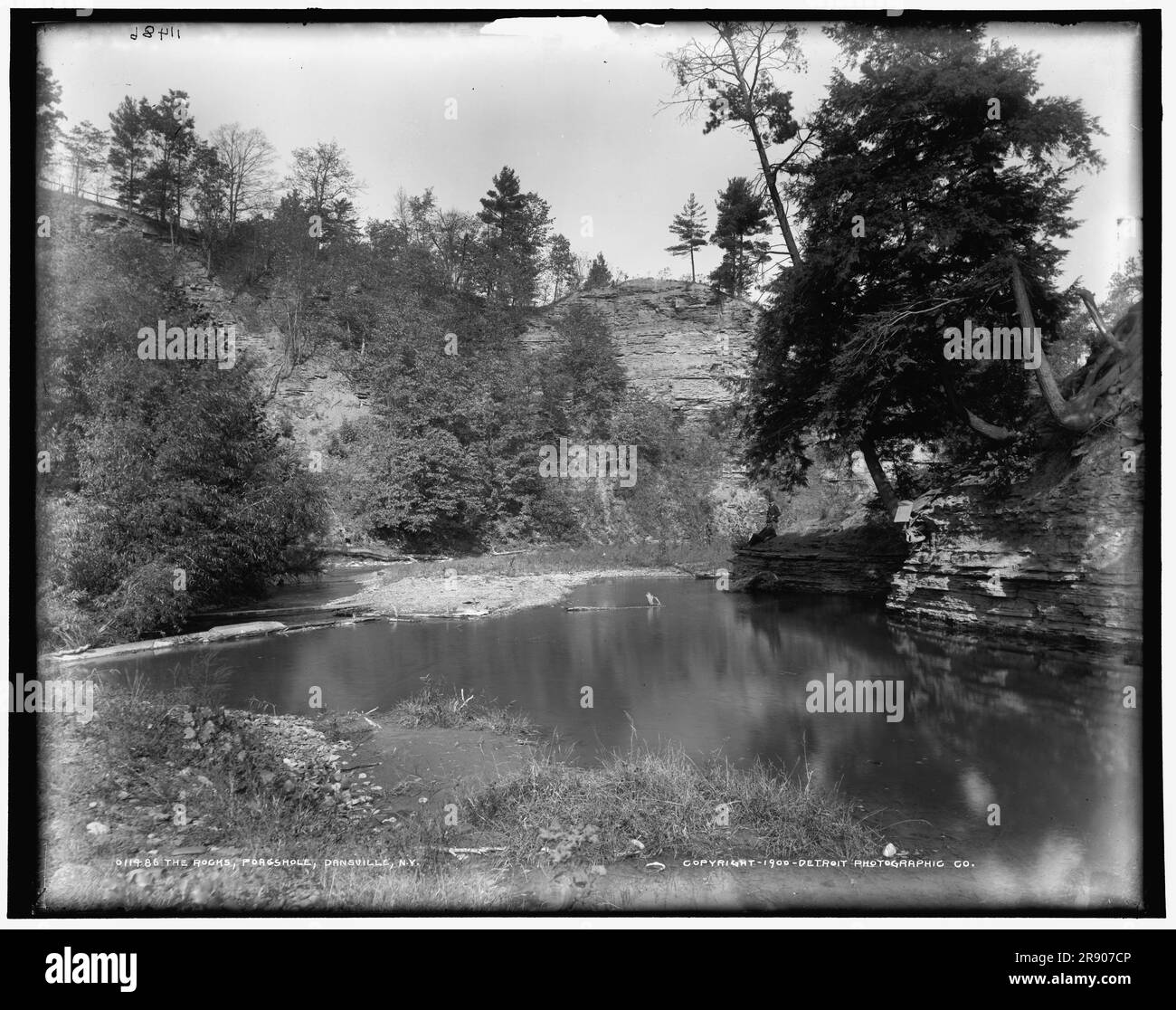 The Rocks, Poaghole, Dansville, New York, c1900. Stockfoto