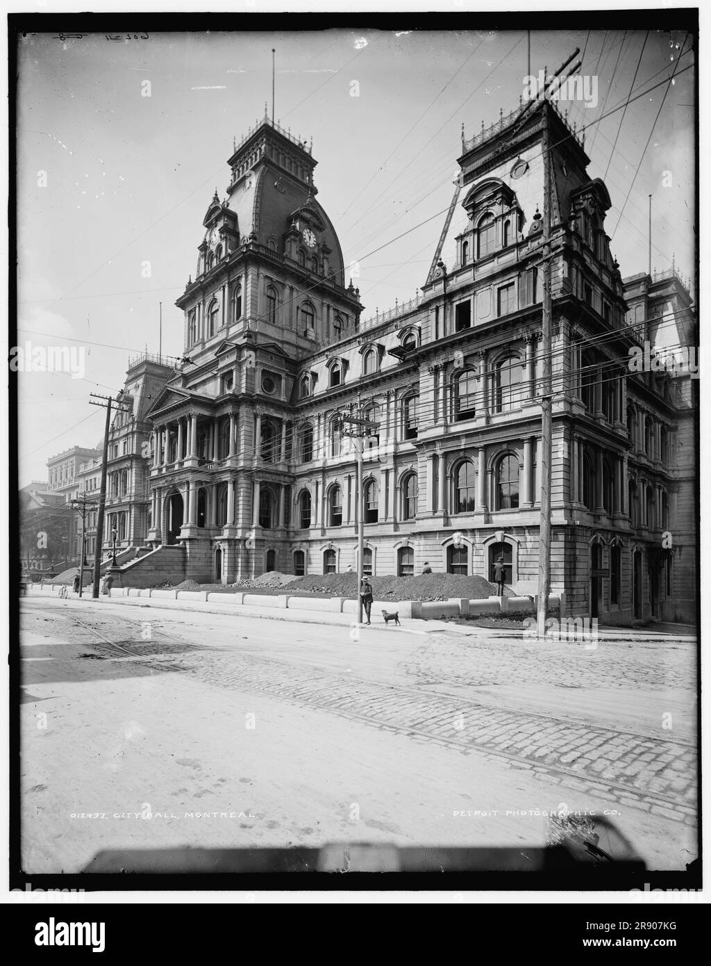 Rathaus, Montreal, zwischen 1890 und 1901. Stockfoto