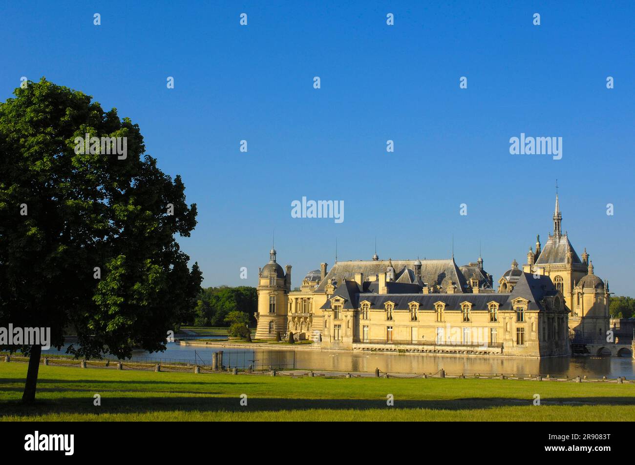 Chantilly Castle, Chantilly, Picardie, Frankreich Stockfoto