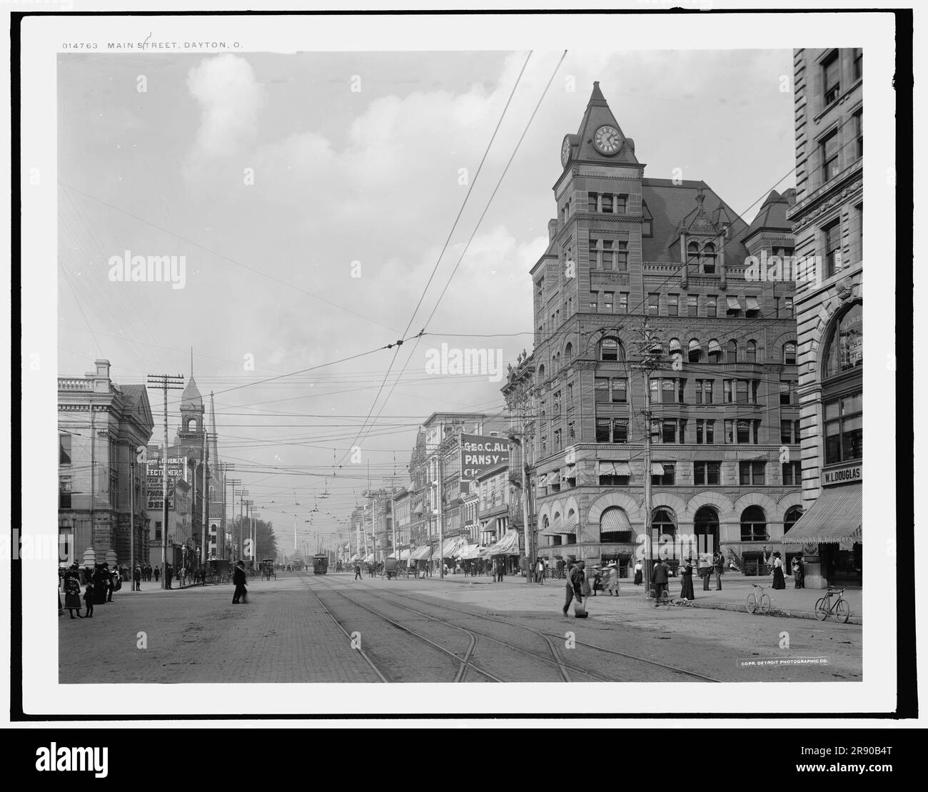 Main Street, Dayton, Ohio, c1902. Stockfoto