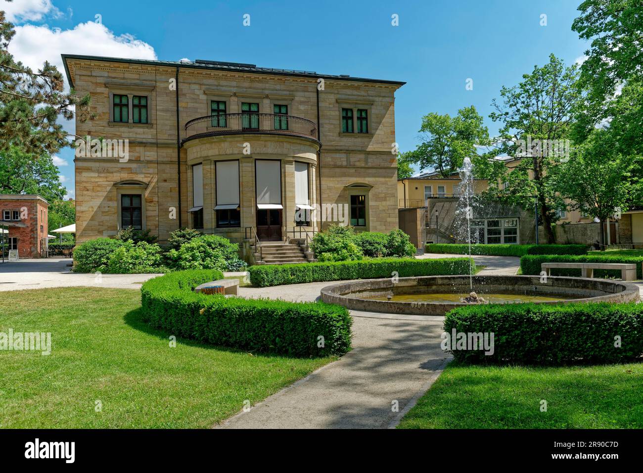 Haus Wahnfried, ehemaliger Wohnsitz von Richard Wagner, heute Richard Wagner Museum, Bayreuth, Bayern, Deutschland Stockfoto