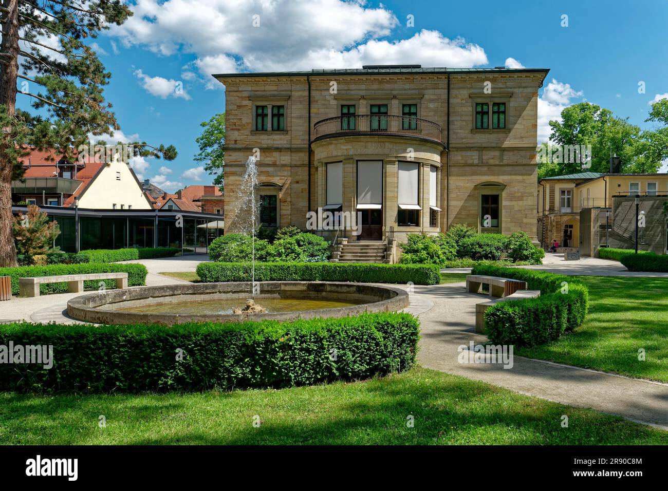 Haus Wahnfried, ehemaliger Wohnsitz von Richard Wagner, heute Richard Wagner Museum, Bayreuth, Bayern, Deutschland Stockfoto