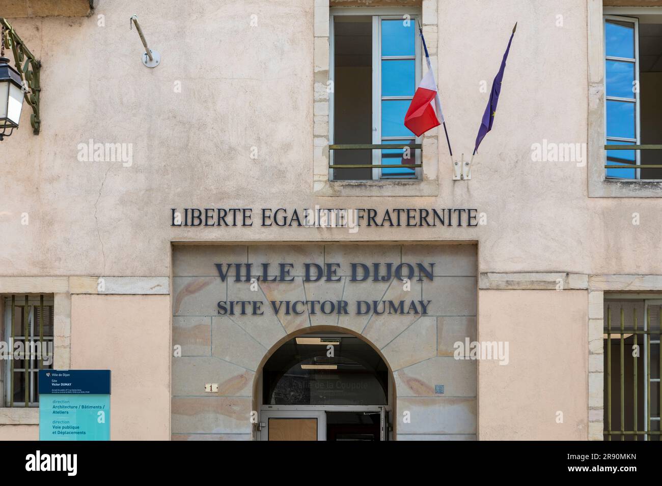 Die Entrance zur Ville de Dijon, Dijon, Frankreich Stockfoto
