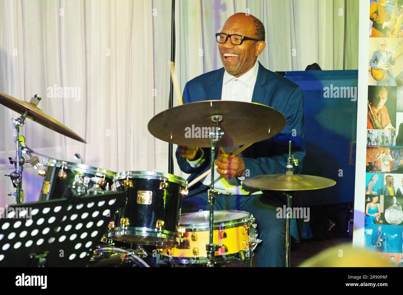 Sangoma Everett, Jazz Club, Dorking, Surrey, 20. September 2022. Stockfoto