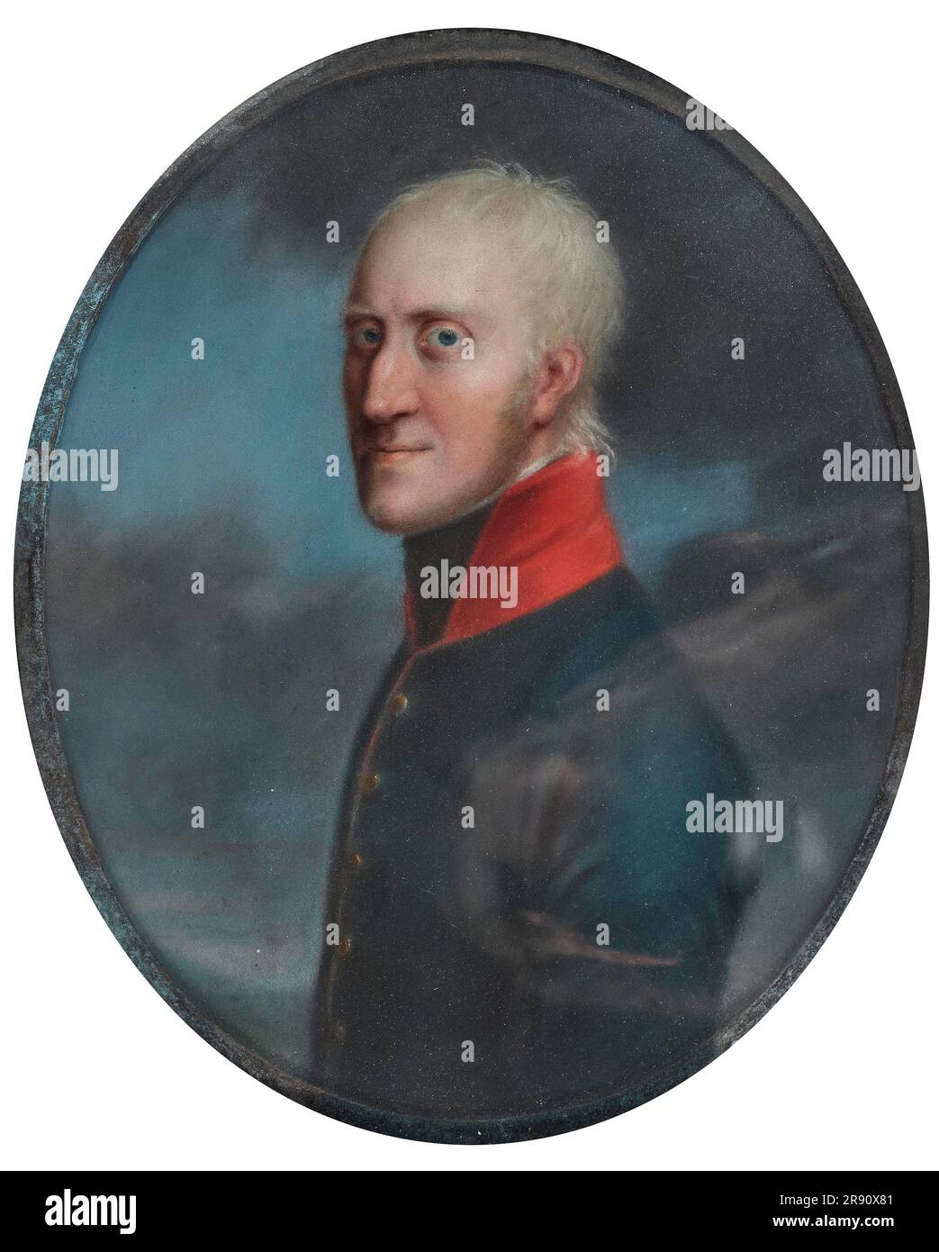 Porträt von Georg I., Herzog von Sachsen-Meiningen (1761-1803). Private Sammlung. Stockfoto