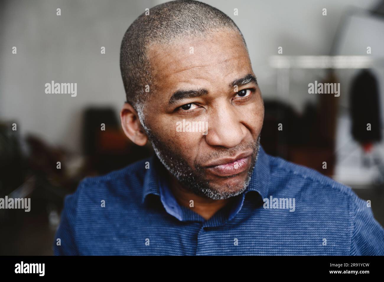 Porträt einer zuversichtlich reifer Mann Stockfoto