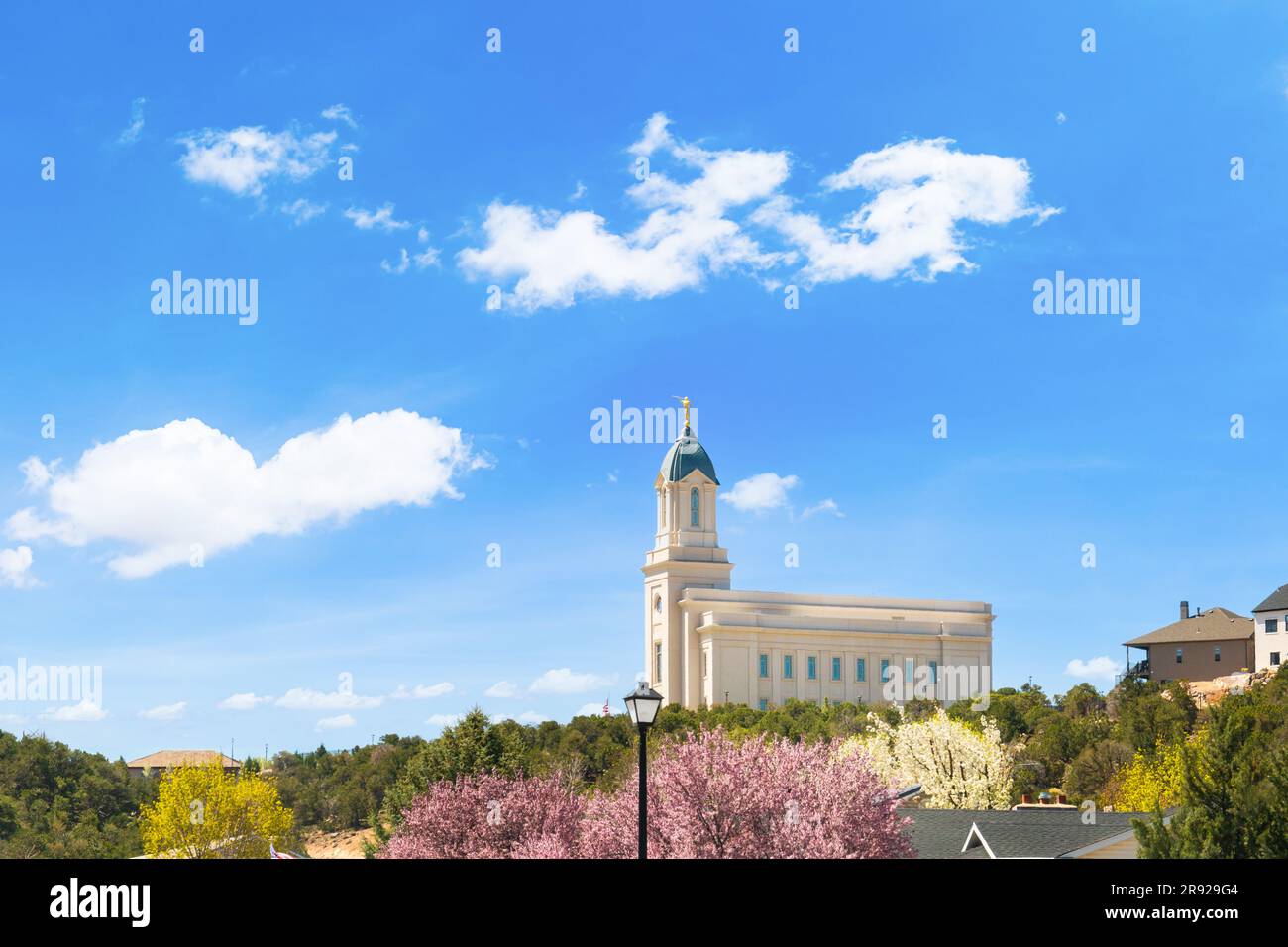 Zedernstadttempel in Utah Stockfoto