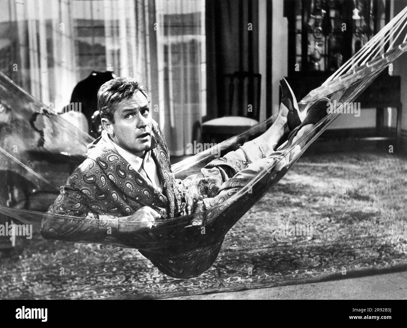 William Holden, Drehort des Films, "Sabrina", Paramount Pictures, 1954 Stockfoto