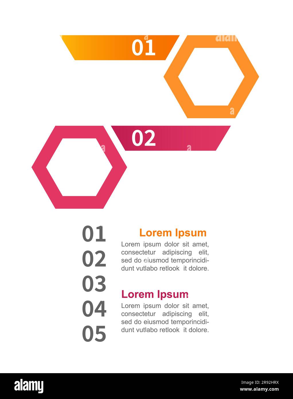 Infografik-Chart-Design-Element-Set für chirurgische Interventionsstudie Stock Vektor