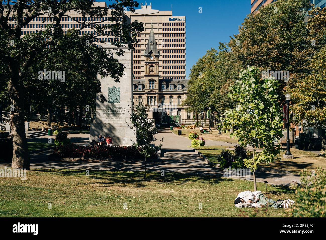 Memorial Park - Halifax - Nova Scotia - Mai 2023 Stockfoto