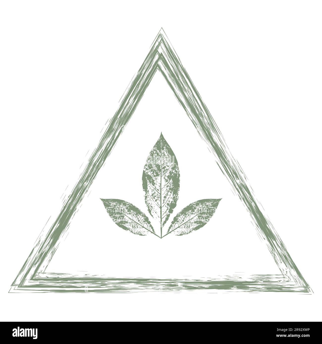 Aufkleber, Etikett, Abzeichen und Logo für Bio-Produkte. Ökologie-Symbol. Muster für ökologische und umweltfreundliche Produkte. Vektordarstellung. Isoliert auf weißem b Stock Vektor