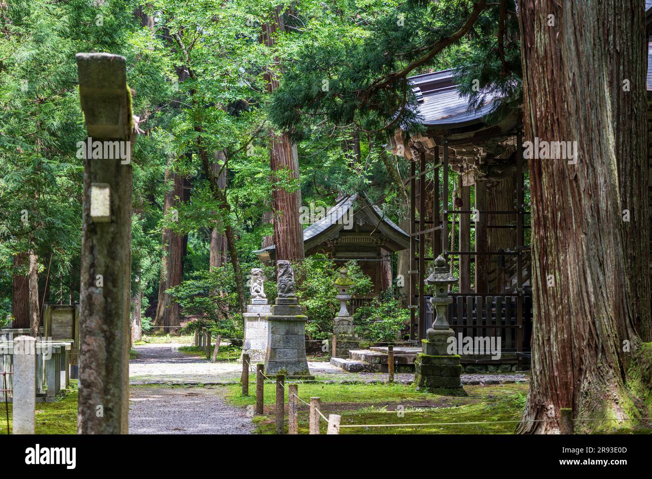 Heisenji-Hakusan-Schrein Stockfoto