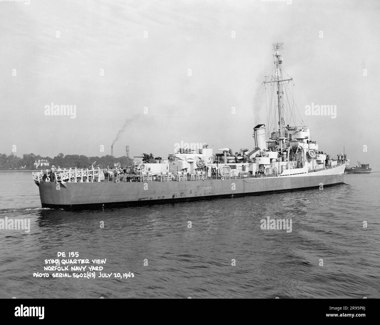 Historische Fotografien der Werft der Norfolk Naval im Fünften Marinestandort. Er untersteht dem Verteidigungsministerium und dem Marineministerium. Stockfoto