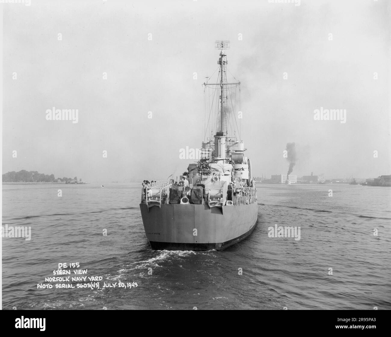 Historische Fotografien der Werft der Norfolk Naval im Fünften Marinestandort. Er untersteht dem Verteidigungsministerium und dem Marineministerium. Stockfoto