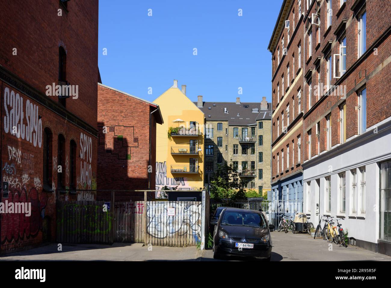 Kopenhagen, Nørrebro // Kopenhagen, Nørrebro Stockfoto