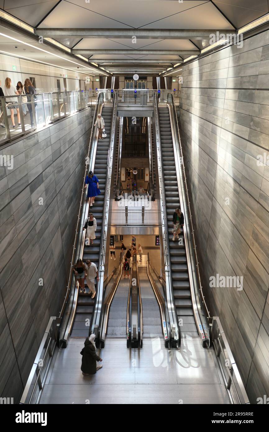 Kopenhagen, Metro, Frederiksberg // Kopenhagen, Metro, Frederiksberg Stockfoto