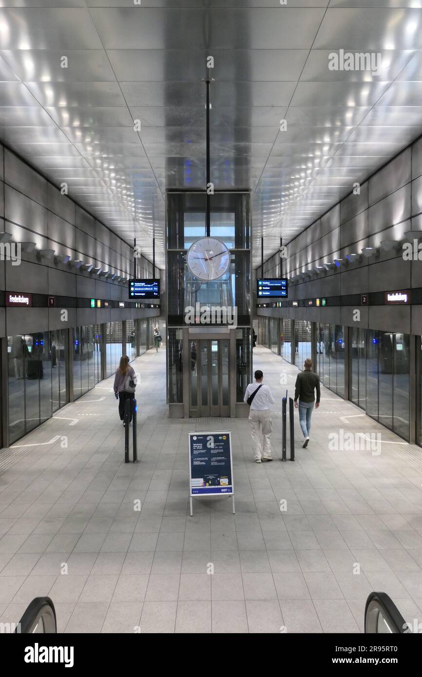 Kopenhagen, Metro, Frederiksberg // Kopenhagen, Metro, Frederiksberg Stockfoto